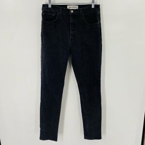 Reformation High Waist Skinny Jeans Black Size 29